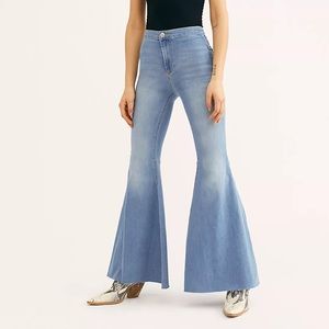 Free People Just Float On Flare Jeans